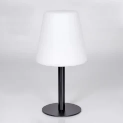 Lampe A Poser Zoume Solar Led Noir, 8 Lumieres, Changeur De Couleurs