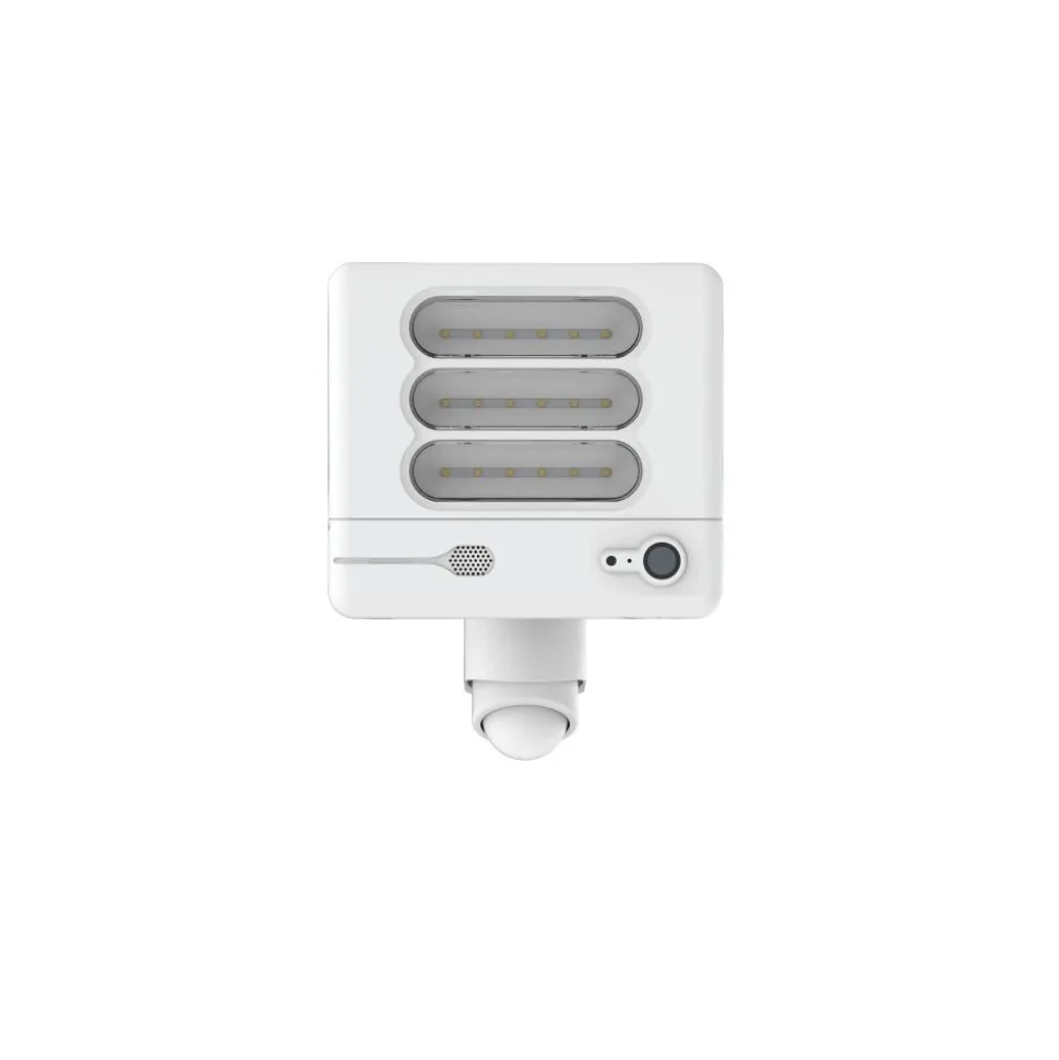 Lampe Avec Camera Lutec Esa Led Blanc, 1 Lumiere, Detecteur De Mouvement