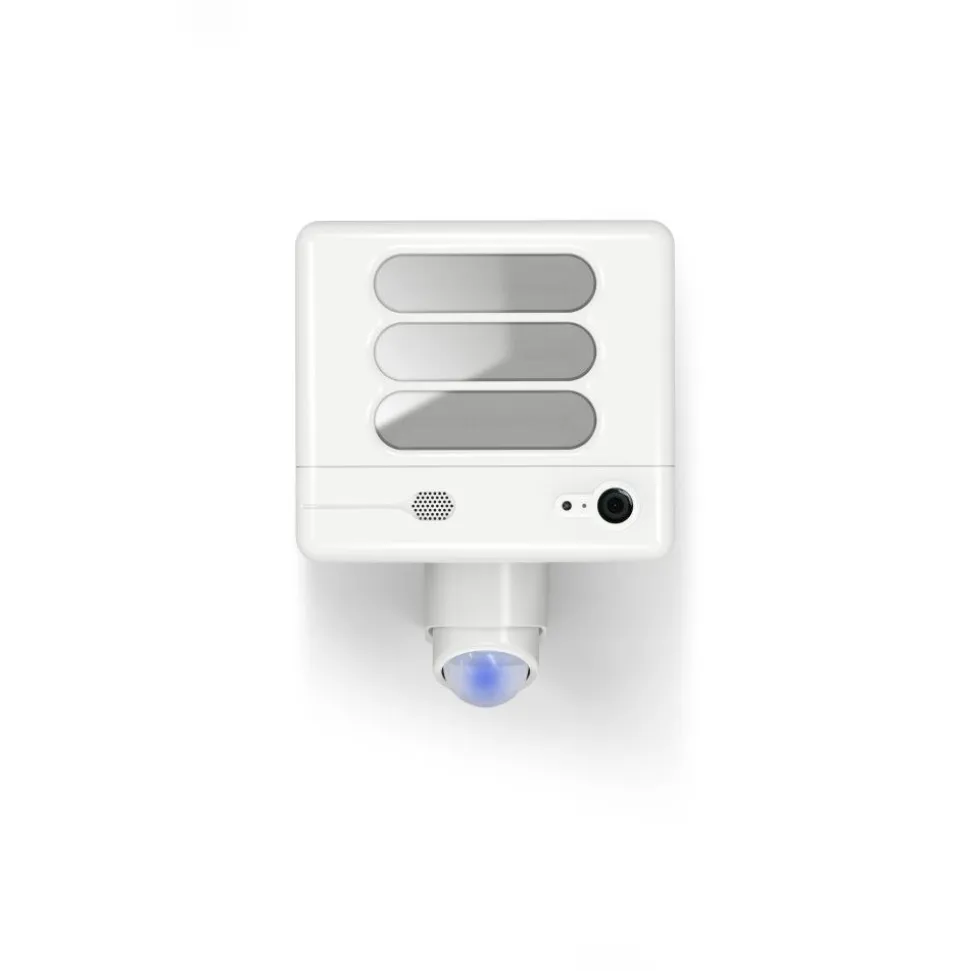 Lampe Avec Camera Lutec Esa Led Blanc, 1 Lumiere, Detecteur De Mouvement