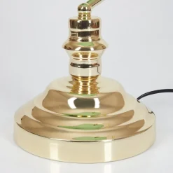 Lampe De Banquier Verte Or, Vert, Laiton, 1 Lumiere