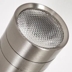 Lampe De Chevet Alsea Led Nickel Mat, 1 Lumiere, Detecteur De Mouvement
