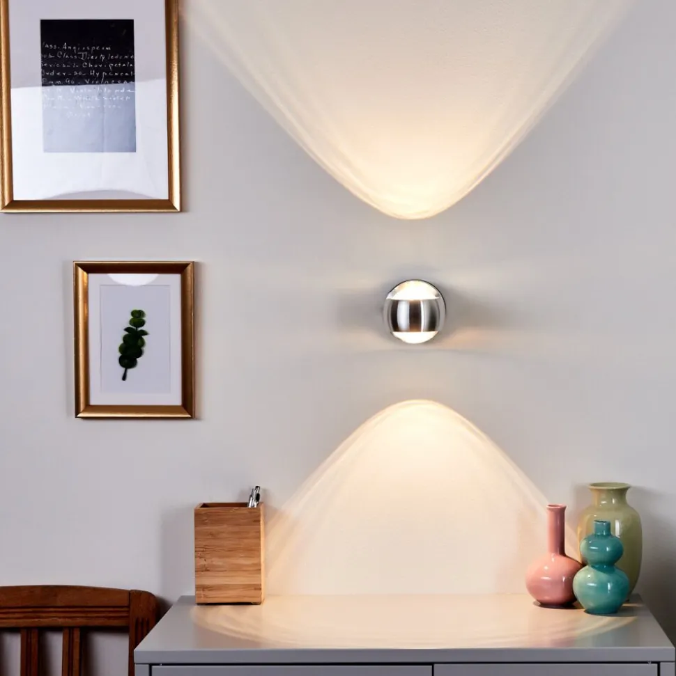 Lampe De Salle De Bain Florenz Led Aluminium, 2 Lumieres