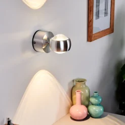 Lampe De Salle De Bain Florenz Led Aluminium, 2 Lumieres