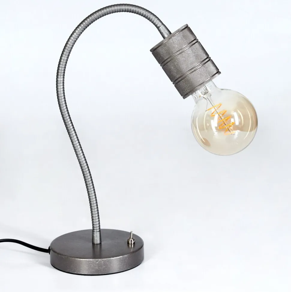 Lampe De Table Ajaccio Nickel Mat, 1 Lumiere