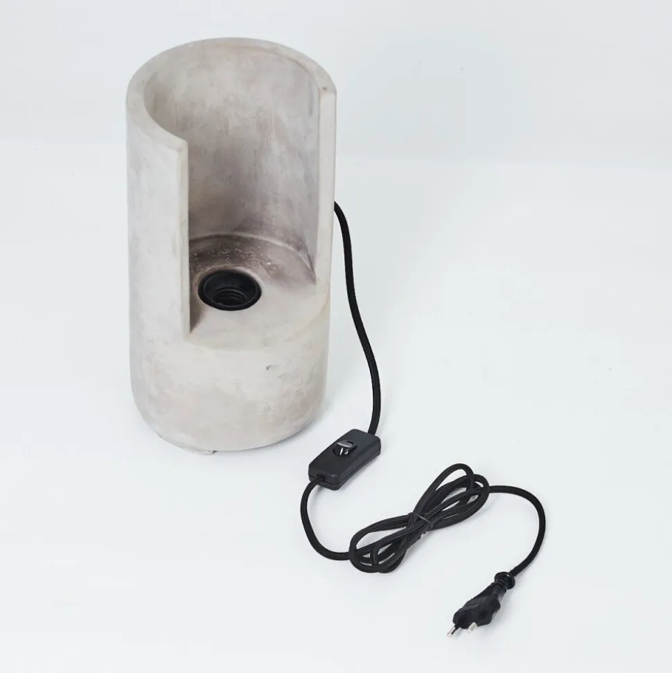 Lampe De Table Amite Gris, 1 Lumiere