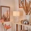 Lampe De Table Avon Blanc, 1 Lumiere
