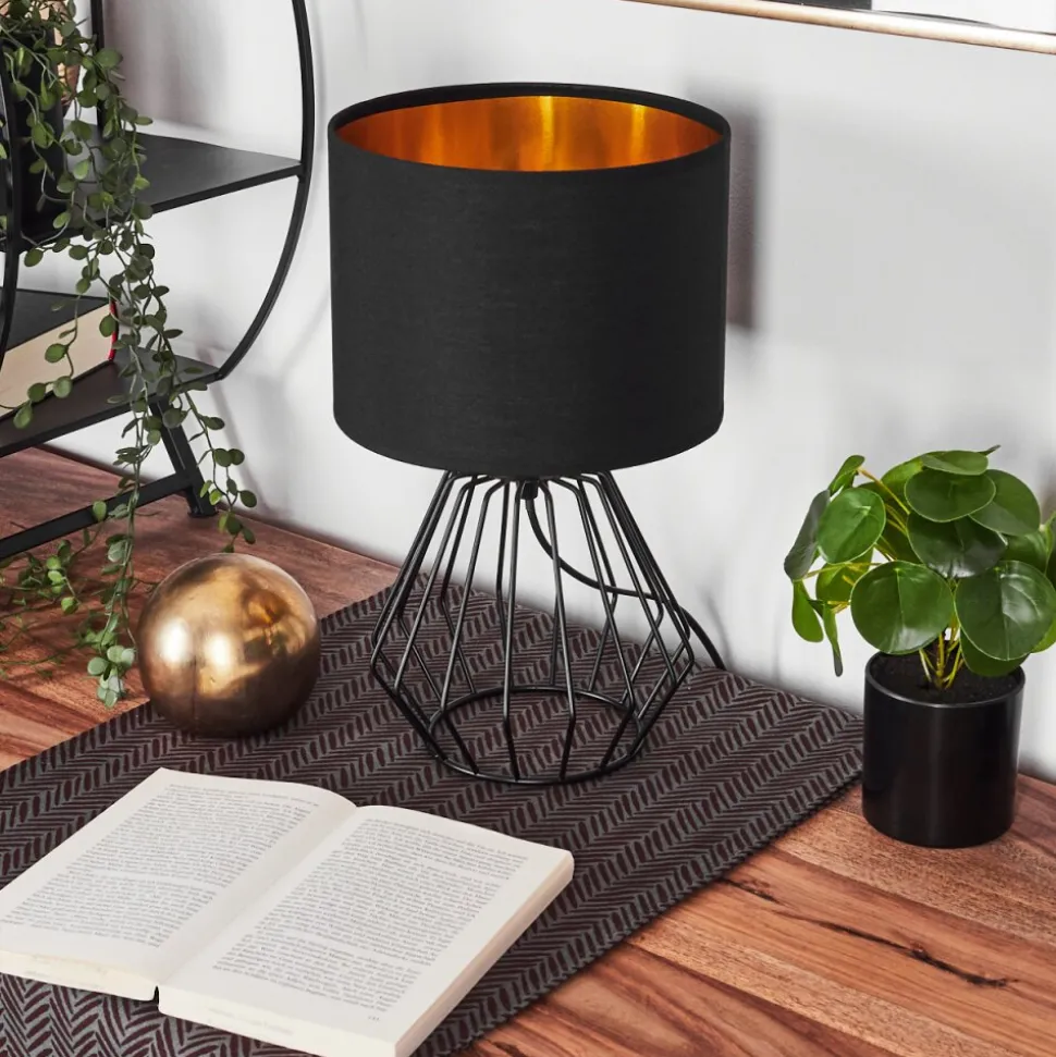 Lampe De Table Avon Noir, 1 Lumiere