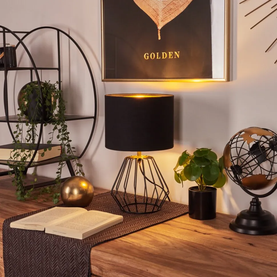 Lampe De Table Avon Noir, 1 Lumiere