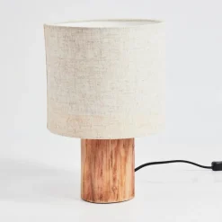 Lampe De Table Baranque Ecru, 1 Lumiere