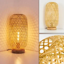 Lampe De Table Batumi Brun, 1 Lumiere