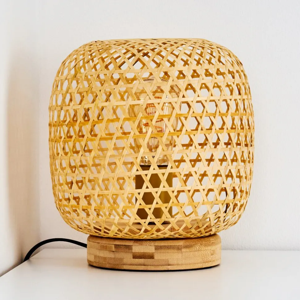 Lampe De Table Batumi Brun, 1 Lumiere