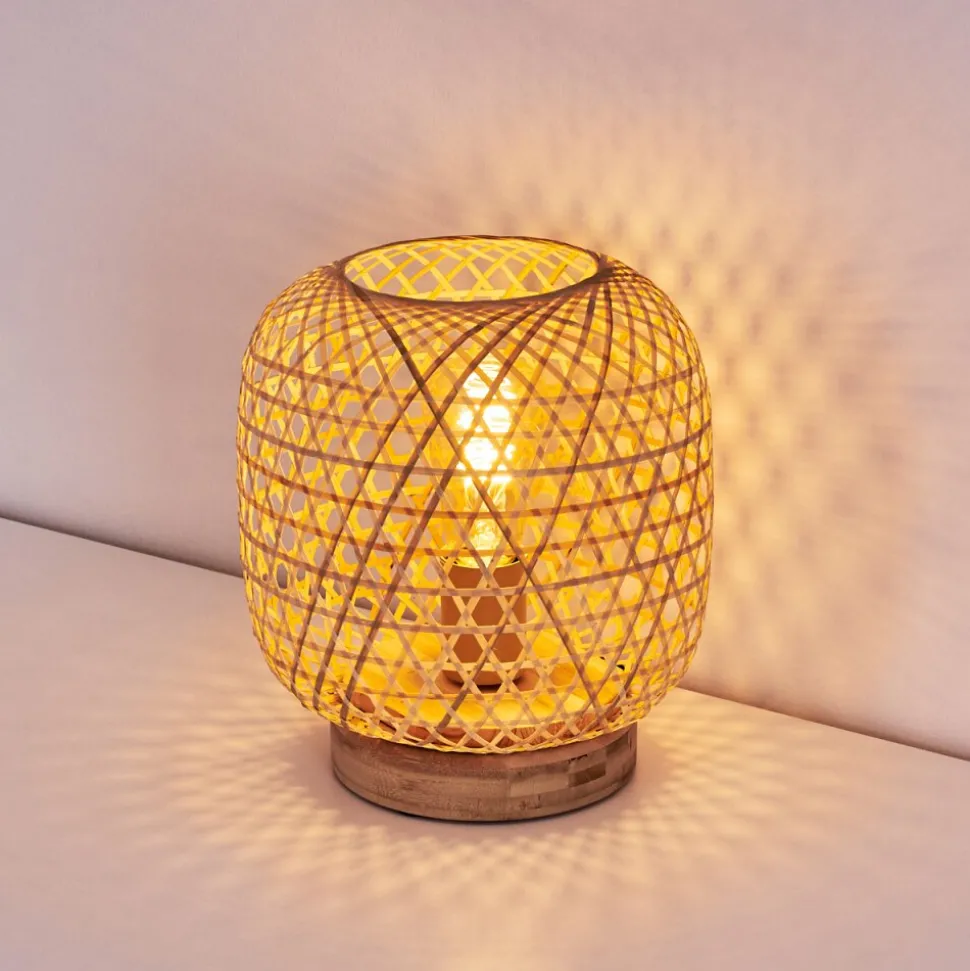 Lampe De Table Batumi Brun, 1 Lumiere