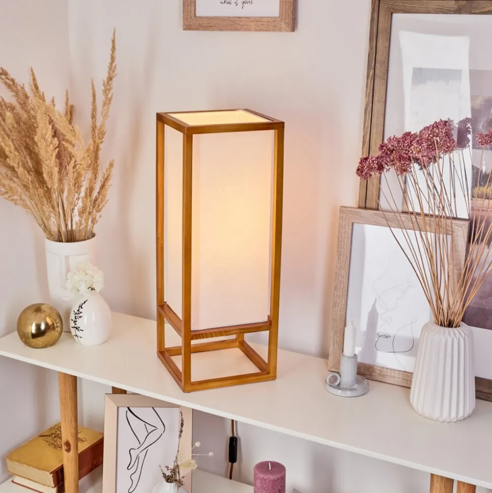 Lampe De Table Blandin Ecru, 1 Lumiere
