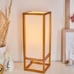 Lampe De Table Blandin Ecru, 1 Lumiere