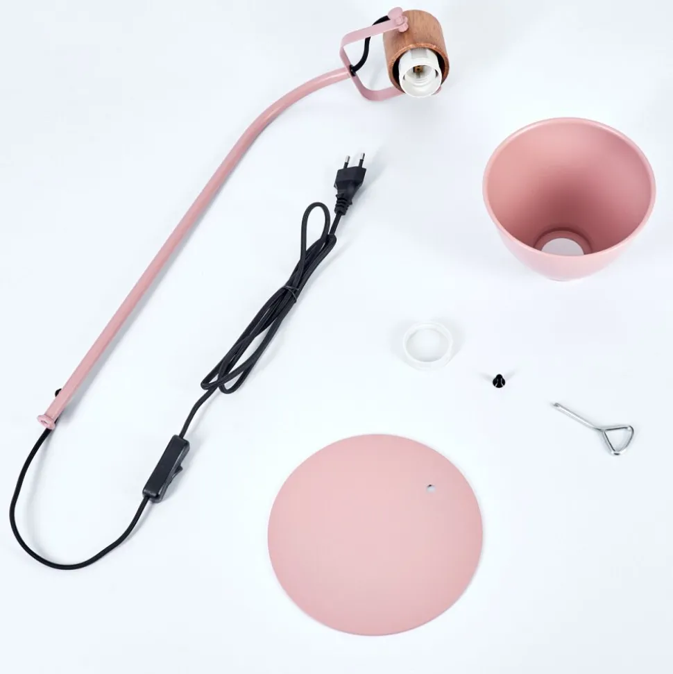Lampe De Table Chipou Rose, Rose, 1 Lumiere