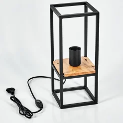 Lampe De Table Colebrook Ecru, Noir, 1 Lumiere