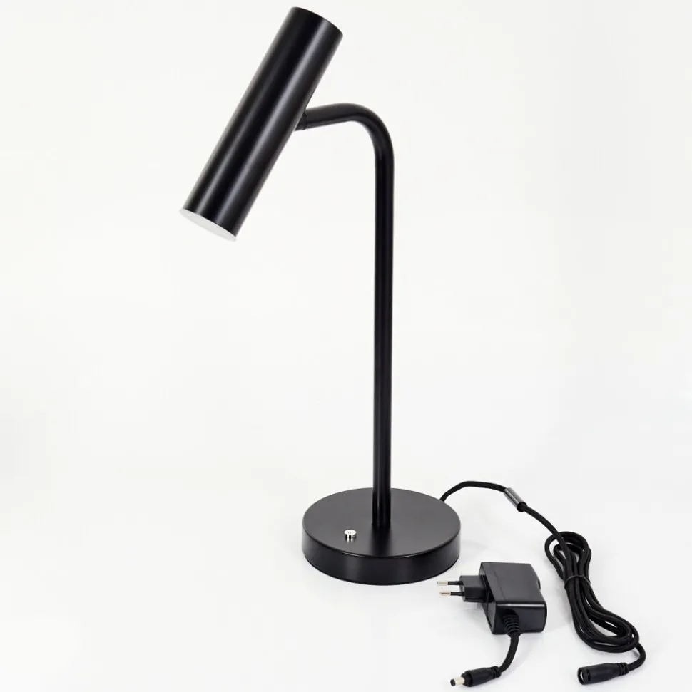 Lampe De Table Dalheim Led Noir, 1 Lumiere