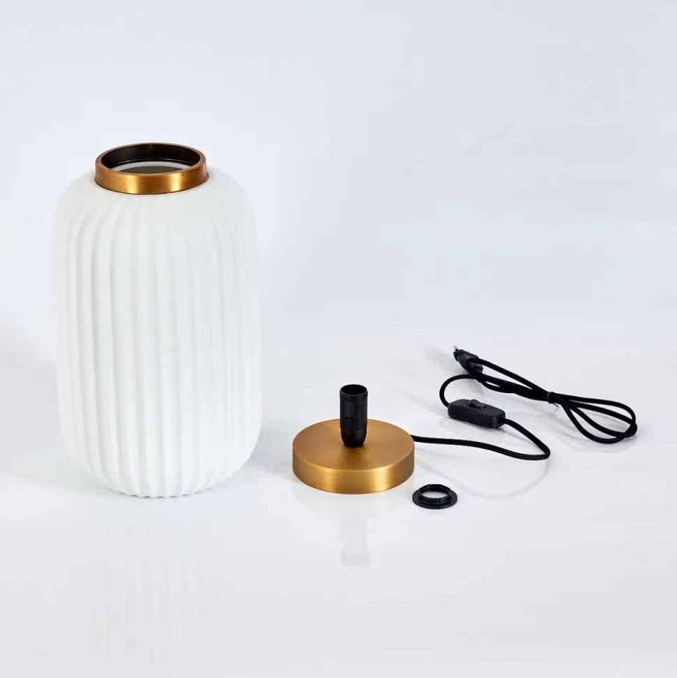 Lampe De Table Dyce Laiton, 1 Lumiere