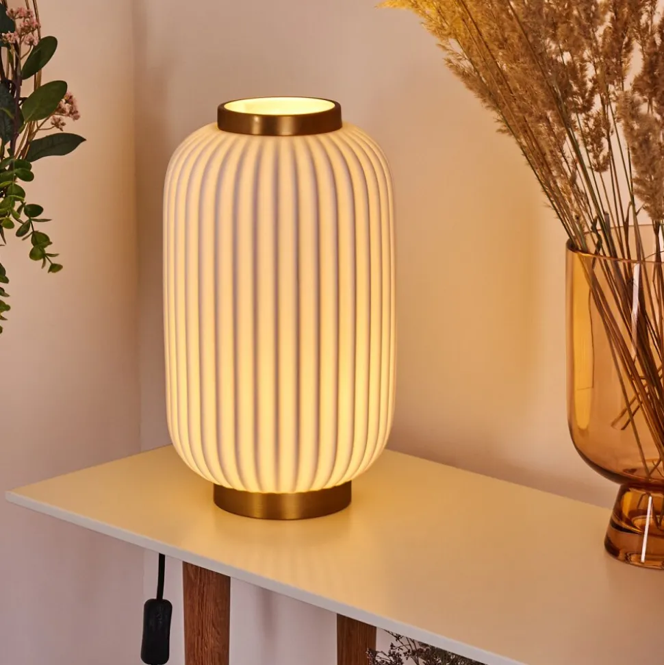 Lampe De Table Dyce Laiton, 1 Lumiere