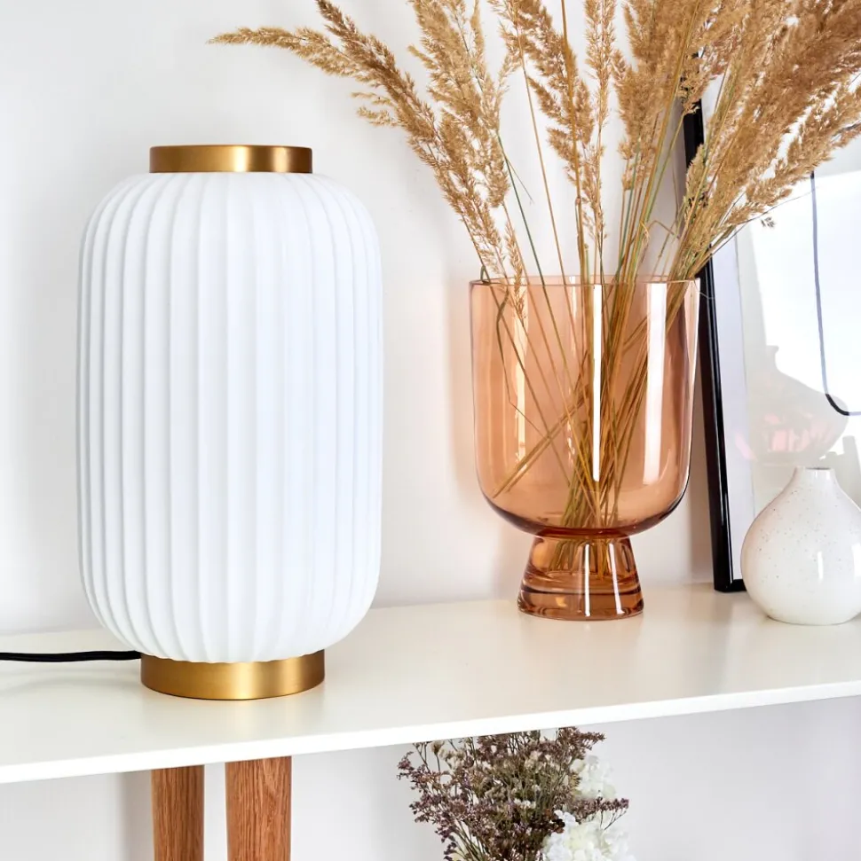 Lampe De Table Dyce Laiton, 1 Lumiere