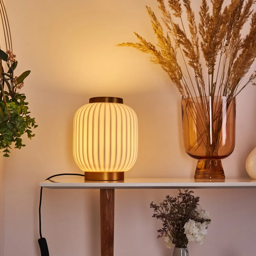 Lampe De Table Dyce Laiton, 1 Lumiere