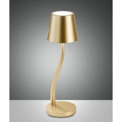 Lampe De Table Fabas-Luce Judy Led Or, 1 Lumiere