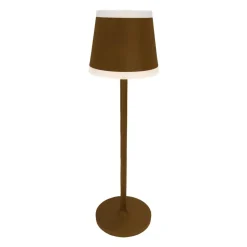 Lampe De Table Globo Ridley Led Rouille, 1 Lumiere