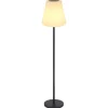 Lampe De Table Globo Solar Led Noir, 2 Lumieres, Telecommandes, Changeur De Couleurs