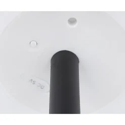 Lampe De Table Globo Solar Led Noir, 2 Lumieres, Telecommandes, Changeur De Couleurs
