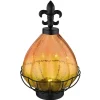 Lampe De Table Globo Solar Led Noir, 1 Lumiere, Telecommandes