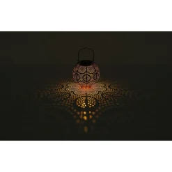 Lampe De Table Globo Solar Led Ancien, Or, 1 Lumiere