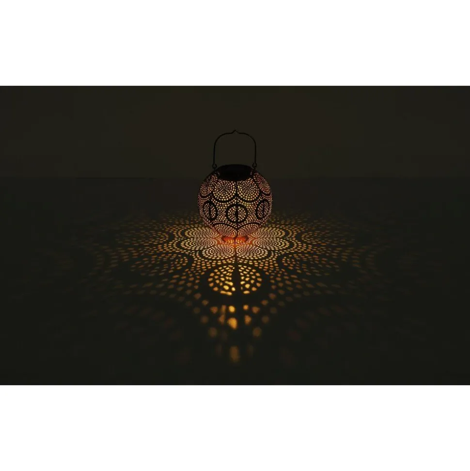 Lampe De Table Globo Solar Led Ancien, Or, 1 Lumiere