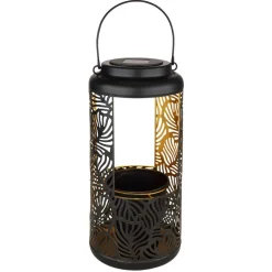 Lampe De Table Globo Solar Led Noir, 1 Lumiere