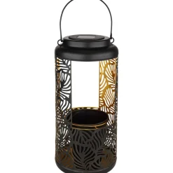 Lampe De Table Globo Solar Led Noir, 1 Lumiere