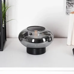 Lampe De Table Haikala Noir, 1 Lumiere