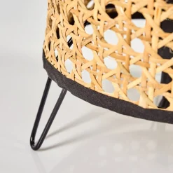 Lampe De Table Jonas Noir, 1 Lumiere