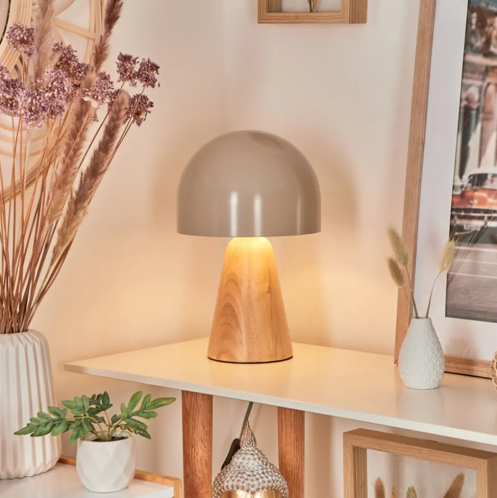 Lampe De Table Kanchriech Ecru, 1 Lumiere