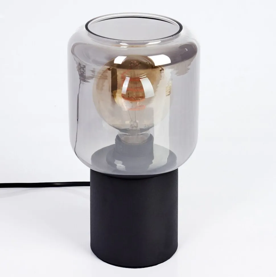 Lampe De Table Keppoch Noir, 1 Lumiere