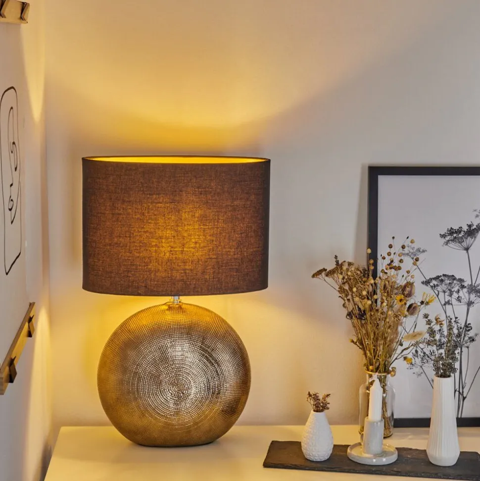 Lampe De Table Lahnus Or, 1 Lumiere