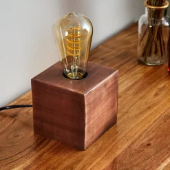 Lampe De Table Lemele Cuivre, 1 Lumiere