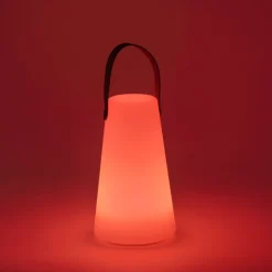 Lampe De Table Leuchten Direkt Keno Led Noir, Blanc, 1 Lumiere, Changeur De Couleurs