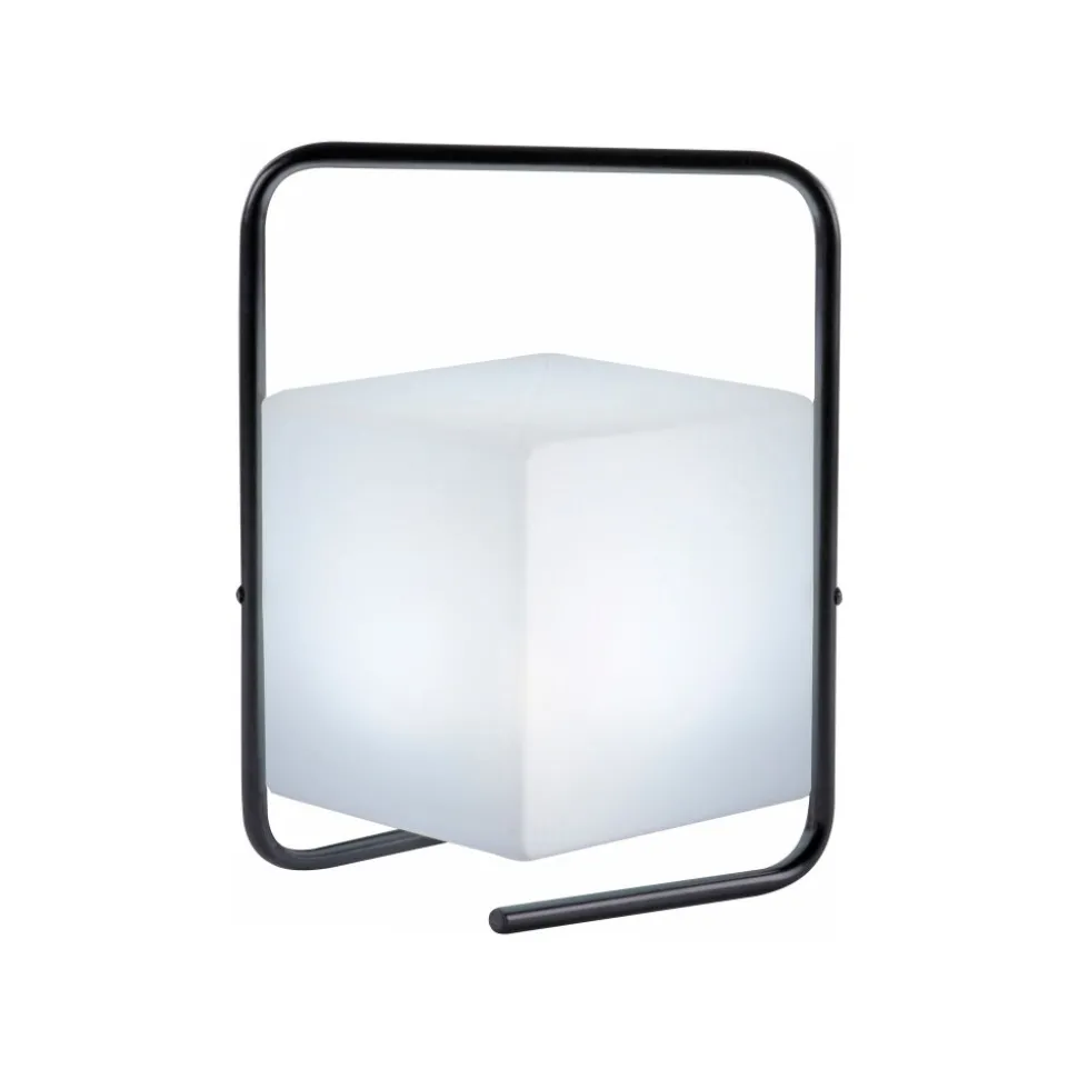 Lampe De Table Leuchten Direkt Keno Led Noir, 1 Lumiere, Telecommandes, Changeur De Couleurs