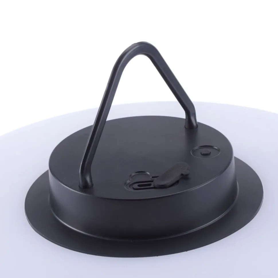 Lampe De Table Leuchten Direkt Holly Led Noir, Blanc, 1 Lumiere, Changeur De Couleurs