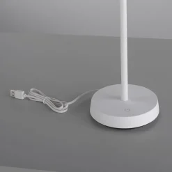 Lampe De Table Leuchten-Direkt Dora Led Blanc, 1 Lumiere