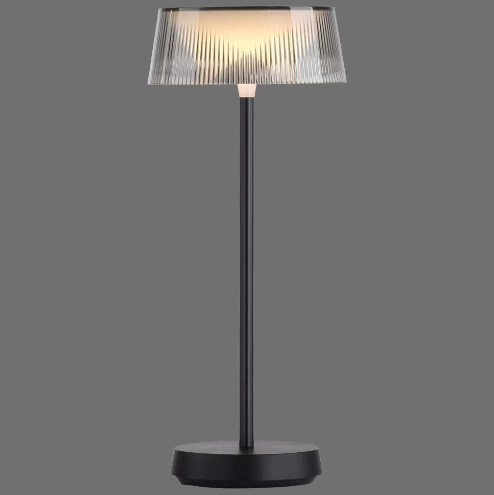 Lampe De Table Leuchten-Direkt Dora Led Noir, 1 Lumiere