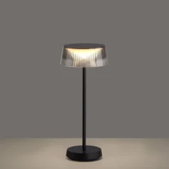 Lampe De Table Leuchten-Direkt Dora Led Noir, 1 Lumiere