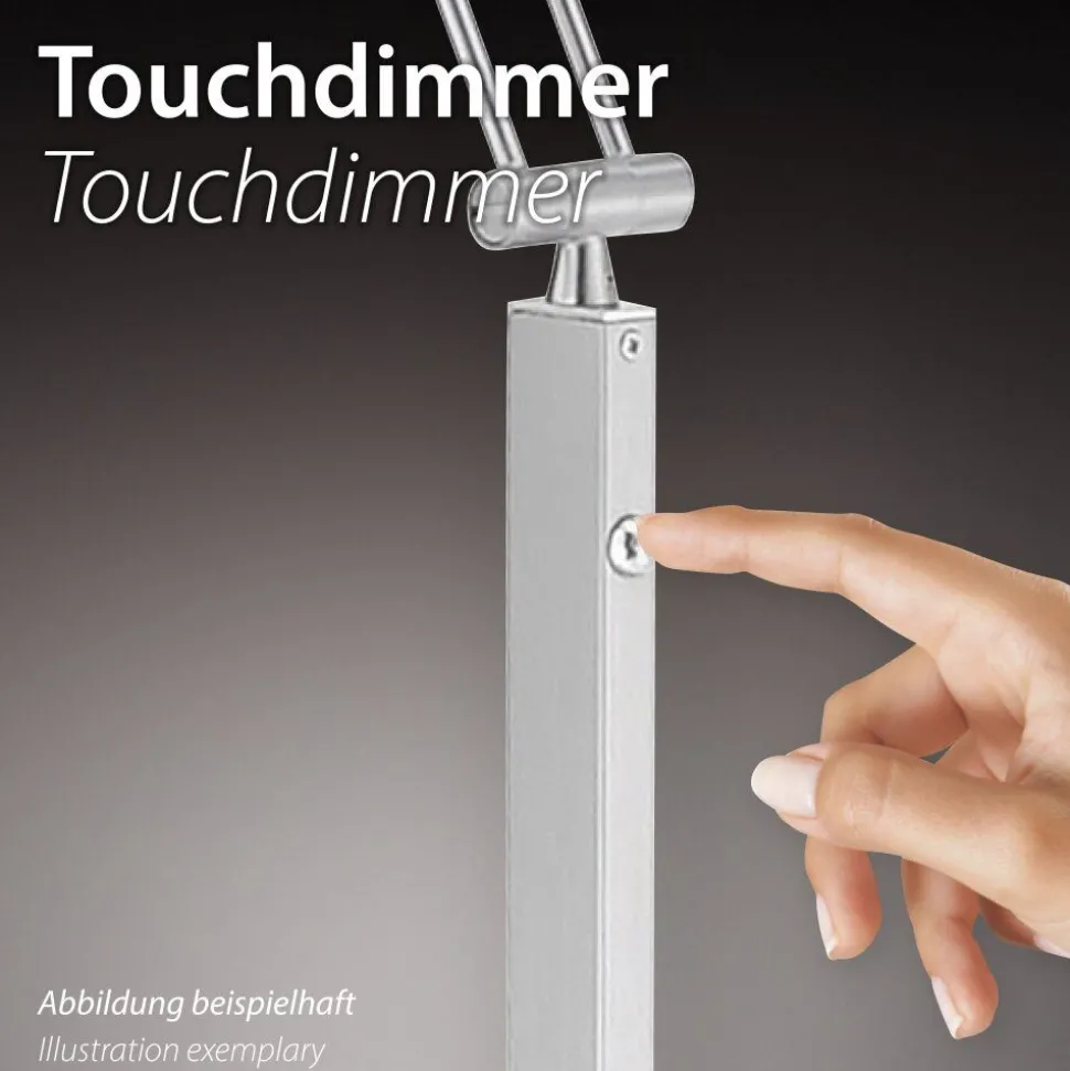 Lampe De Table Leuchten-Direkt Dora Led Noir, 1 Lumiere