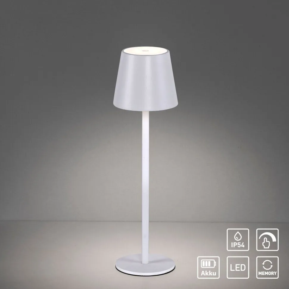 Lampe De Table Leuchten-Direkt Euria Led Blanc, 1 Lumiere