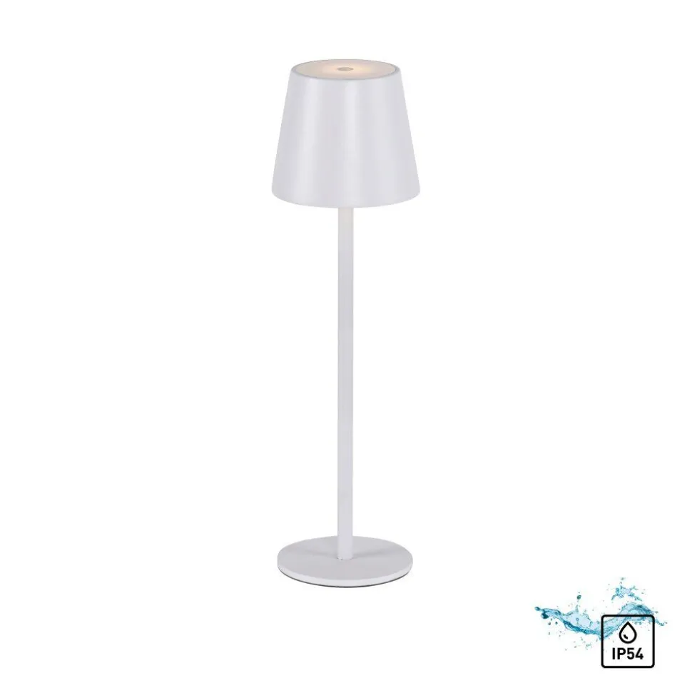 Lampe De Table Leuchten-Direkt Euria Led Blanc, 1 Lumiere