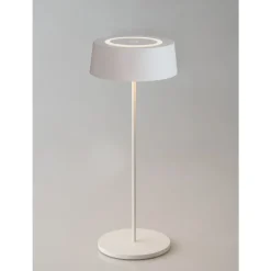 Lampe De Table Lutec Cocktail Led Blanc, 1 Lumiere
